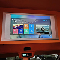 Pantalla de Entretenimiento para Autobús Android IPS LCD Abatible de 21.5 Pulgadas Personalizada, USB RGB Full HD 1080P, Pantalla Táctil para Autobuses Urbanos/de Lujo
