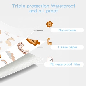 OEM ODM Free Sample Cute <strong>Disposable</strong> Kid <strong>Bib</strong> Waterproof <strong>Disposable</strong> Baby <strong>Bibs</strong> - Product Image 4