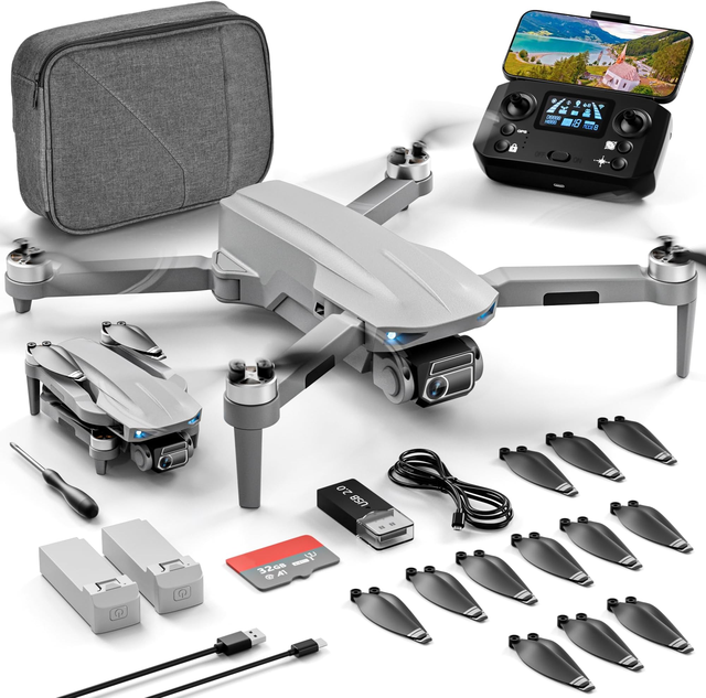 Beginner-Friendly 4K Drone Foldable FPV RC Quadcopter for Adults 52-min Max Flight Time 10000 Feet Control Range Smart Return HD