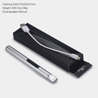 Briquet électrique à arc coupe-vent sans flamme Usb rechargeable double interrupteur de sécurité Briquet électrique à bougie Plasma