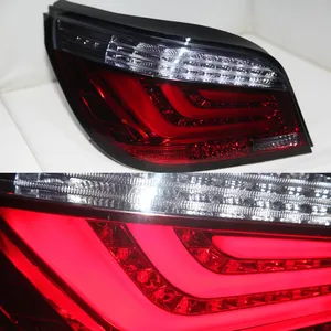 1 세트 BMW E60 5 시리즈 520i 523i 525i 528i 530i LED 테일 램프 Led 후면 램프 주차 러닝 라이트 역방향 조명