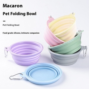 Letos mangkuk air lipat silikon luar ruangan gaya Modern pembuatan makanan dan air kolam anjing dan kucing - Product Image 3