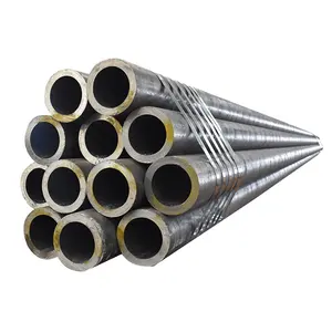 Высококачественная высокоточная горячекатаная круглая труба A53 S235jr S355jrh Q195 Q235 Q345 Q215 черная бесшовная труба из углеродистой стали