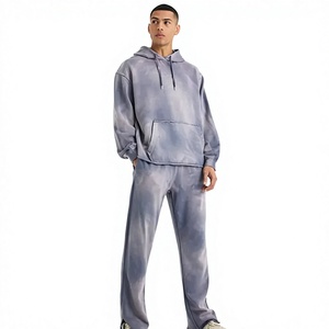Survêtement pour homme LONG MISSION INDUSTRY, entièrement en coton respirant, à capuche, avec cordon de serrage, coupe régulière, léger - Product Image 5