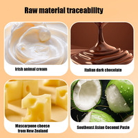 Gâteau Chocolat Surgelé en Gros 90g, Desserts Date Crème Animale Mousse en Conserve Tiramisu Mini Gâteaux Dessert Glacé