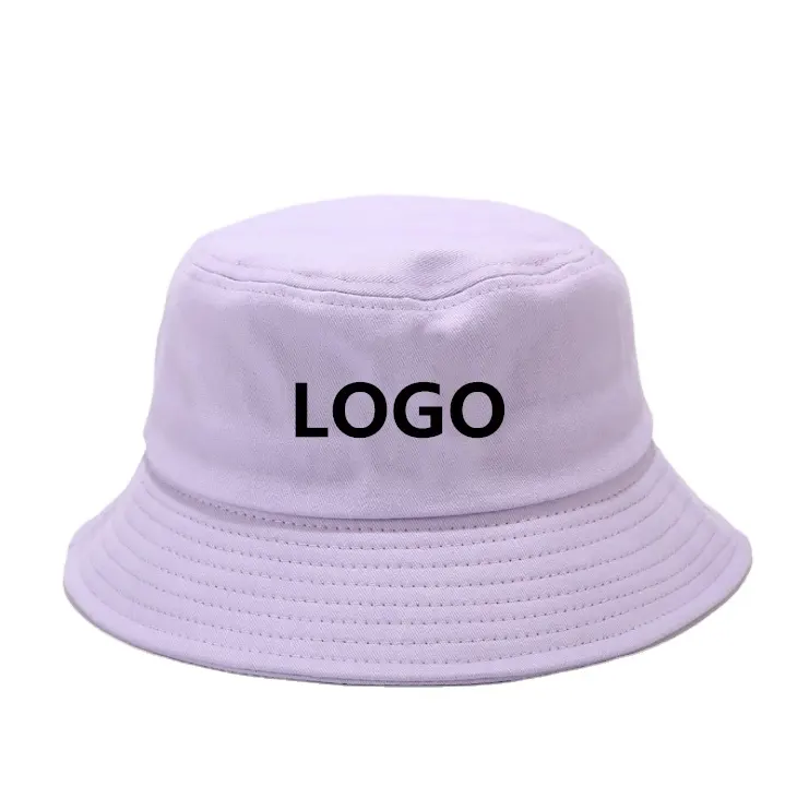 Chapeau de seau de pêche UV coton broderie seau chapeau Logo personnalisé transfert thermique personnalisé Logo seau chapeau fabriqué en usine étanche