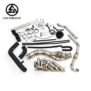 Collecteurs d'échappement turbo CSZ de haute qualité pour <span class=keywords><strong>BMW</strong></span> S58 M2 G87 M3 G80 M4 G82 3.0T Performance SS304 Kit de collecteurs turbo simples - Product Image 5