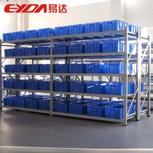 Estantería de 4 Niveles Ajustable para Trabajo Ligero, Acero Reforzado, Recubrimiento Electrostático en Polvo <span class=keywords><strong>Industrial</strong></span>, Anticorrosión, Estantería para Tarimas - Product Image 4