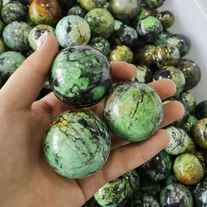 Variszit-Kugeln Natürliche Grüne Edelstein-Bälle Edelstein-Kugel 3-6cm Durchmesser Heilkristall - Product Image 2