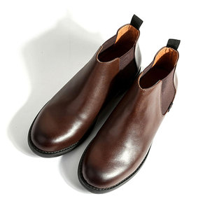 Cuero de vaca de moda madura zapatos de hombres zapatos de moda zapatos de cuero <span class=keywords><strong>real</strong></span> zapatos de la altura del tobillo bota zapato - Product Image 5