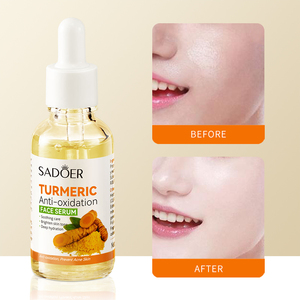 For New Arrival Organic Deep Hydrating Prevent Acne Moisturizing OEM ODM Smooth Brightening Face Anti Oxidant <b>Turmeric</b> <b>Serum</b> - Product Image 6