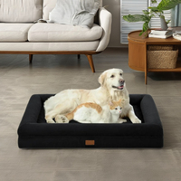 Custom Hot Selling Umwelt freundliches ortho pä disches Hunde bett Extra großes Luxus-Boucle-Hunde bett mit abnehmbarer wasch barer Abdeckung