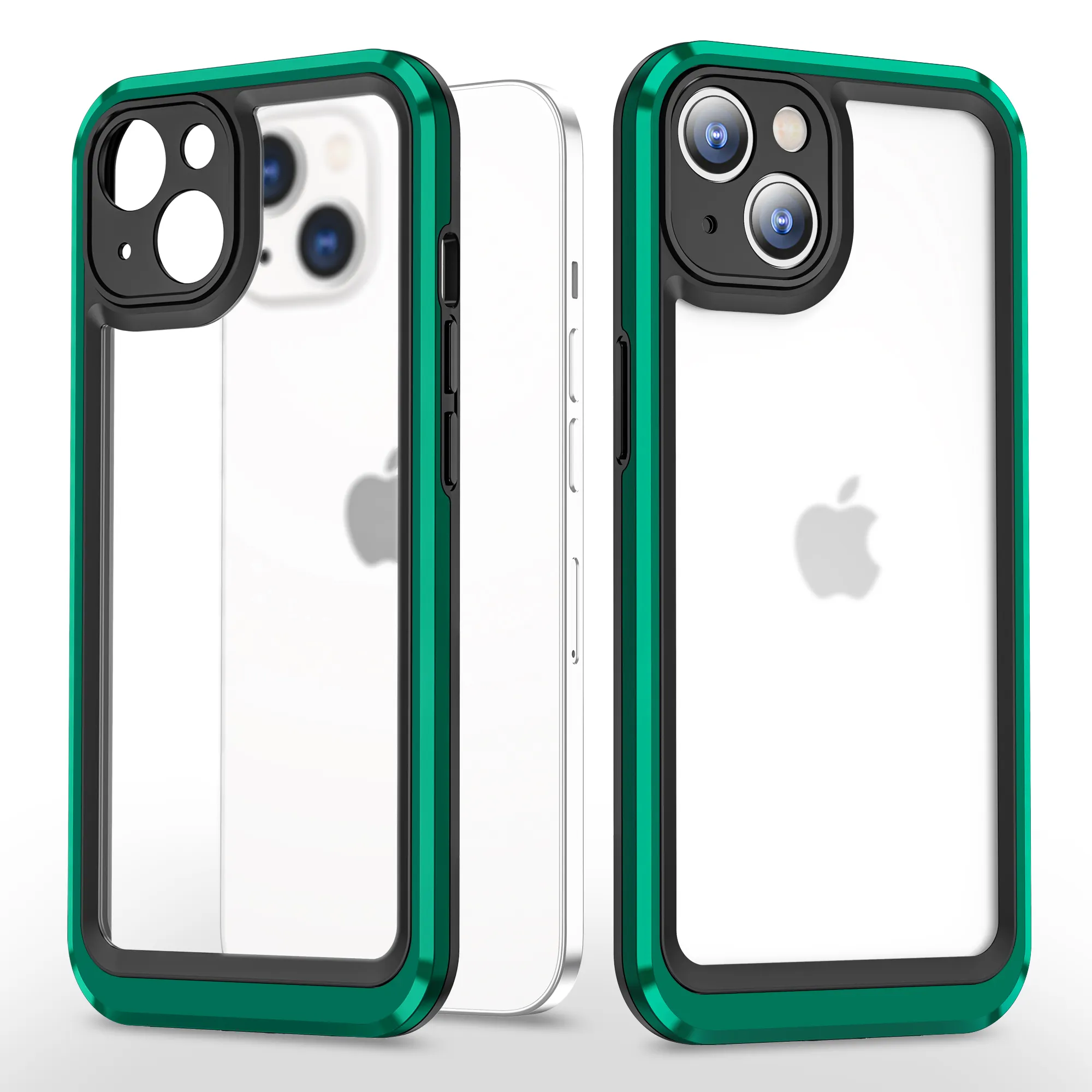 Casing Ponsel Penutup Belakang Bening Transparan Tahan Guncangan Desainer Logo Kustom Casing Ponsel untuk iPhone 7 Plus X Xs Max 12 13