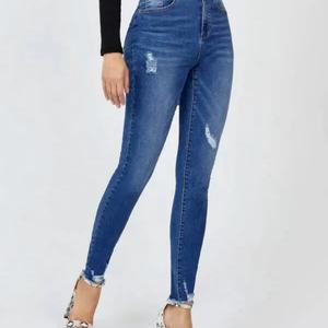 Pantalones Vaqueros Ajustados Personalizados para Mujer, Cintura Alta, Desgastados, con Dobladillo Crudo, Jeans Ajustados para Mujer - Product Image 3