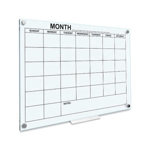 Tableau magnétique effaçable à sec en acrylique transparent personnalisé <span class=keywords><strong>de</strong></span> haute qualité et <span class=keywords><strong>calendrier</strong></span> écologique pour présentoirs <span class=keywords><strong>de</strong></span> réfrigérateur modernes - Product Image 1