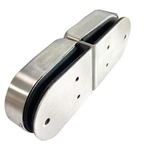 उच्च गुणवत्ता वाले आधुनिक वाणिज्यिक स्टेनलेस स्टील 201/304 फ्रेमलेस ग्लास डोर डबल स्विंग संयोजन लॉक सुरक्षा - Product Image 5