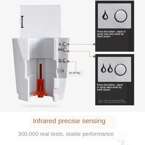 Electric Sensor Wall Mounted Sanitizer Dispenser Foam Alcohol Sprying Touchless Automatic Liquid Soap Dispenser - Product Image 5