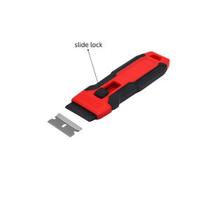 Heavy Duty Razor Scraper <b>Tool</b> with Slide Lock and Replaceable Blades for Sticker Removal, Glass Cleaning, Paint Scraping - Product Image 3