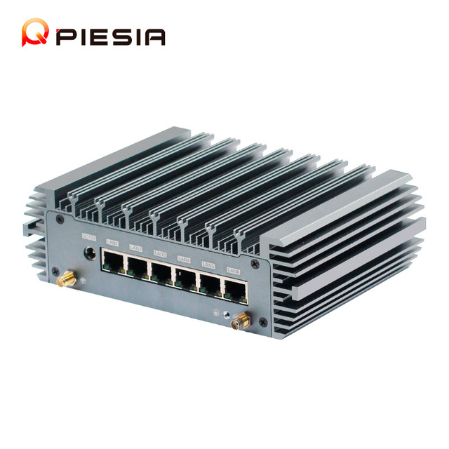 Firewall Router PfSense OPNsense Mini PC 6*2.5G Lan Intel 12th Gen N150 N100 N300 N305 1*DDR5 RS232 Industrial Fanless Mini PC