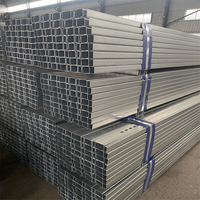 Tube carré en acier au carbone ASTM A500 Grade C, galvanisé, pour les structures de construction, le renforcement du béton, les sols et les murs