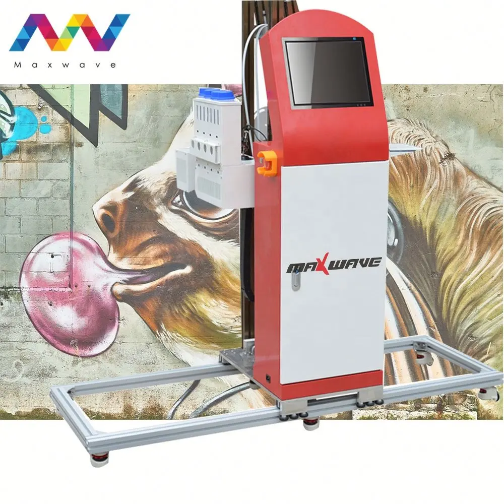 Maxwave 3D Automatic Vertical Wall Printer For New Profitable Business Opportunity