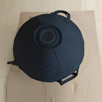 Handpan gris noir personnalisé étui souple de transport sac de rangement en coton pour tambour à main Handpan étui Handpan sac