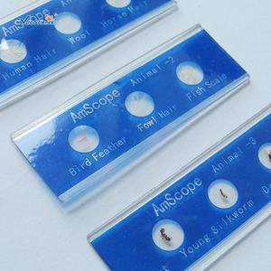 Biología animales y plantas 12 piezas <span class=keywords><strong>Microscopio</strong></span> de plástico preparado diapositivas conjunto para la enseñanza - Product Image 5