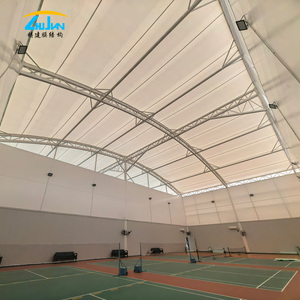 <span class=keywords><strong>Pvdf</strong></span> ngụy trang thân thiện với môi chống cháy sân vận động Lều màng kéo mái sân bóng rổ công viên khách sạn màng nhịp lớn - Product Image 4