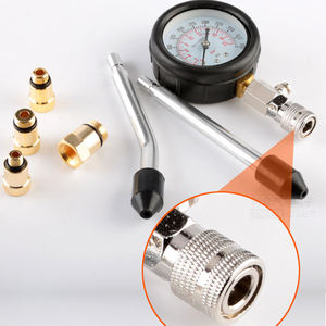 Kit de testeur de compression d'essence 8 pièces, ensemble de testeurs de compression de moteur à essence, jauge de pression 0-300 psi pour <span class=keywords><strong>moto</strong></span> et voitures - Product Image 2