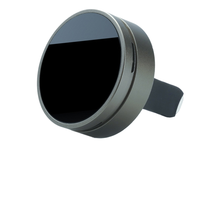 Purificateur d'air de voiture à évaporation naturelle de luxe, diffuseur de parfum en métal solide à clipser sur grille d'aération pour une fragrance longue durée et l'élimination des odeurs