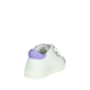 Baskets Falcotto pour filles, blanches, en toile, avec motif lapin et fermeture Velcro, Wisteria - Product Image 3