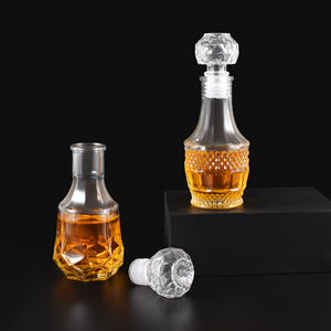 Venta de fábrica <span class=keywords><strong>Barato</strong></span> Buena 100mL Mini Decantador de <span class=keywords><strong>whisky</strong></span> de vidrio Botella de vino de vidrio hermético con tapón de vidrio - Product Image 2