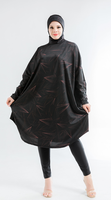 Maillot de bain Burkini musulman, vêtements de bain modestes pour femmes islamiques, grande taille M-6XL, maillot de bain musulman avec hijab