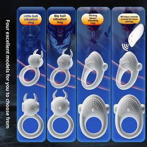 Anneau vibrant <span class=keywords><strong>pour</strong></span> pénis en silicone/TPE <span class=keywords><strong>pour</strong></span> hommes, retardateur d'éjaculation, jouet sexuel <span class=keywords><strong>pour</strong></span> adultes - Product Image 3