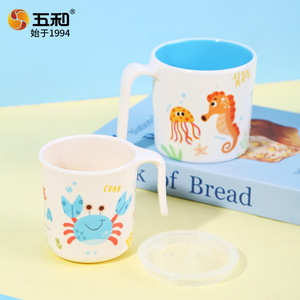 Wuhe Ocean World Kids Melamine Tableware Set Cartoon Design Bpa Free Food Grade Dishware For Children - Product Image 5