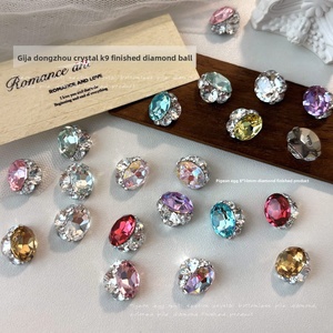 Paso Sico K9 Bijoux d'ongles en cristal pavé - Strass en forme d'œuf sans sertissage, édition haute couture pour ongles - Product Image 4