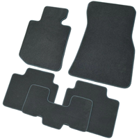 Beste Maßgefertigte Luxus-Fußmatten für Mercedes-Benz C-Klasse Fahrzeuge Komplettes Set Auto-Zubehör Wasserdicht/Staubdicht 12mm Dick Nylon