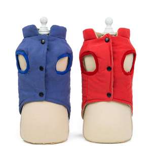 Atacado inverno quente grosso reversível cão roupas de algodão acolchoado - Product Image 6