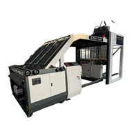 Machine à laminer le carton ondulé 3 plis avec moteur servo, entièrement automatique, électrique, pour cartons en papier de haute qualité