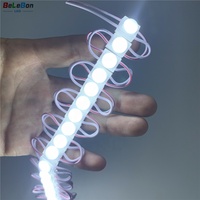 Modules LED miniatures pour lettres lumineuses, DC12V, 1 LED, 0,36W, 3000K, 4000K, 6000K, 7000K, 10000K, extérieur, IP67, petit format, PCB