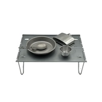 Polar Everest nouvelle Mini Table d'extérieur Portable pliante en alliage d'aluminium Camping randonnée en plein air pique-nique Table de bureau pour Barbecue