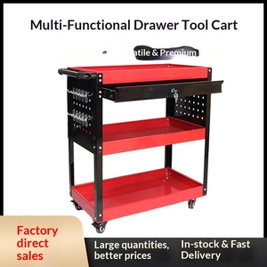Chariot à outils robuste LaiGang de type tiroir avec dimensions de 650x360x780 mm, rangement mobile pour atelier - Product Image 3
