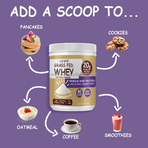 Proteína de Suero de Leche Natural con Sabor a Vainilla, 25 g de Proteína por Porción, con BCAA y Glutamina para la Recuperación Post-Entrenamiento, Suplemento <span class=keywords><strong>Sin</strong></span> Azúcar - Product Image 3