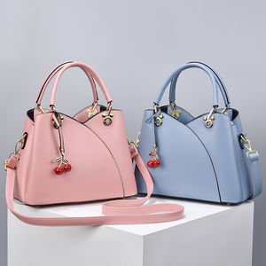 Sac à main pour <span class=keywords><strong>femme</strong></span> en cuir PU tendance, couleur unie, sac à bandoulière, sac fourre-tout, sacs de luxe pour femmes, directement de l'usine - Product Image 5