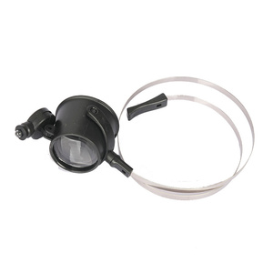 Lampu Led pembesar perbaikan 15X, untuk memperbaiki mata, kaca pembesar plastik, produsen grosir 13b-a - Product Image 3