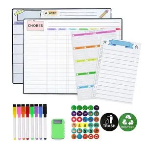 12*16 Inch Custom Dry Erase Writing Magnetic Whiteboard Weekly Calendar Planner