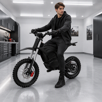 Moto électrique tout-terrain à transmission directe M7 60V 72V, puissance de pointe 6000W, vitesse 80 km/h, 3 vitesses réglables, batterie au lithium, pour adultes