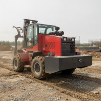 Chariot élévateur tout-terrain 3,5 tonnes à bas prix, homologué CE ISO, chariot élévateur tout-terrain 4x4 pour travaux lourds