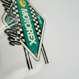 Calcomanías de vinilo de Pvc para coche con logotipo personalizado holográfico a prueba de rayos UV, calcomanías para carrocería de ventana de coche al aire libre - Product Image 6