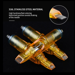 Disposable PMU Cartridge Needles Stainless Steel <strong>Tattoo</strong> Needle Tips for Eyebrow Lip Permanent Makeup Professional <strong>Studio</strong> Use - Product Image 4
